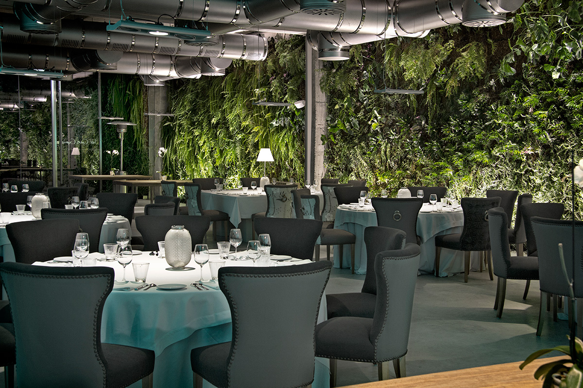 restaurante jardin vertical